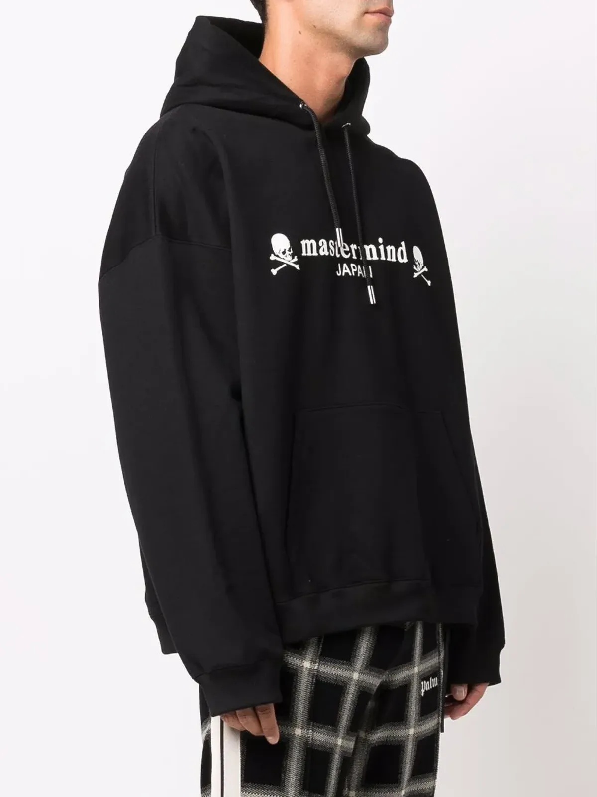 Mastermind World スカルプリント コットン フーディー - Black - 画像3