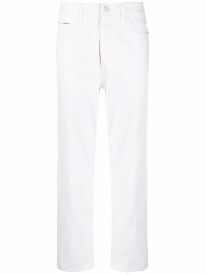Jacob Cohën Jacob Cohën クロップドストレートジーンズの商品画像