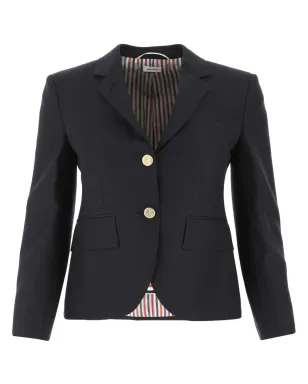Thom Browne クロップド・シングルブレスト・ブレザー - ブルー - サムネイル1