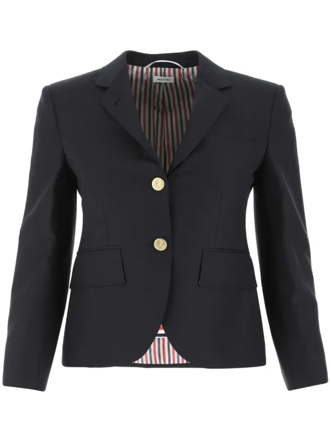 Thom Browne Thom Browne クロップド・シングルブレスト・ブレザー - ブルーの商品画像