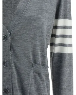 Thom Browne 4バー ウール カーディガン - サムネイル3