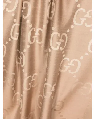Gucci GGジャカード フリンジスカーフ - サムネイル2