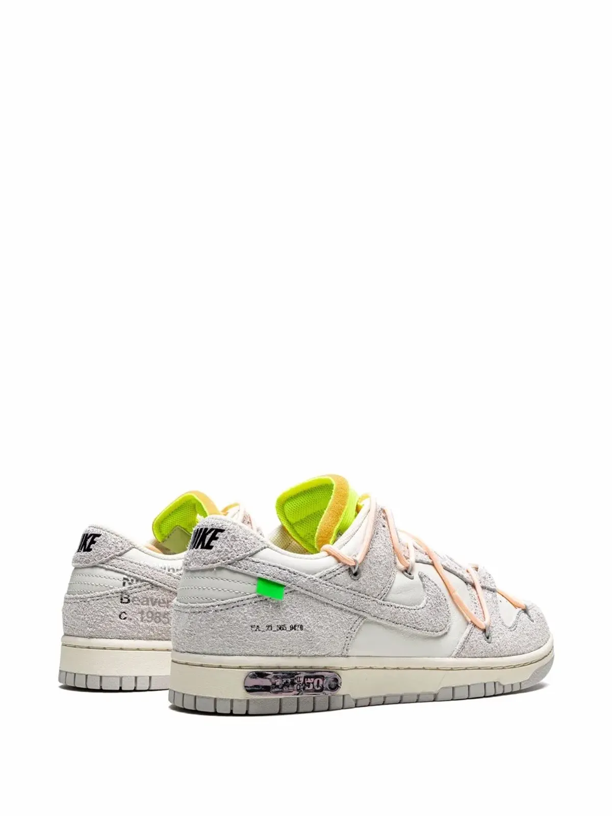 Nike X Off-White ダンクロー ロット12 スニーカー - 画像3