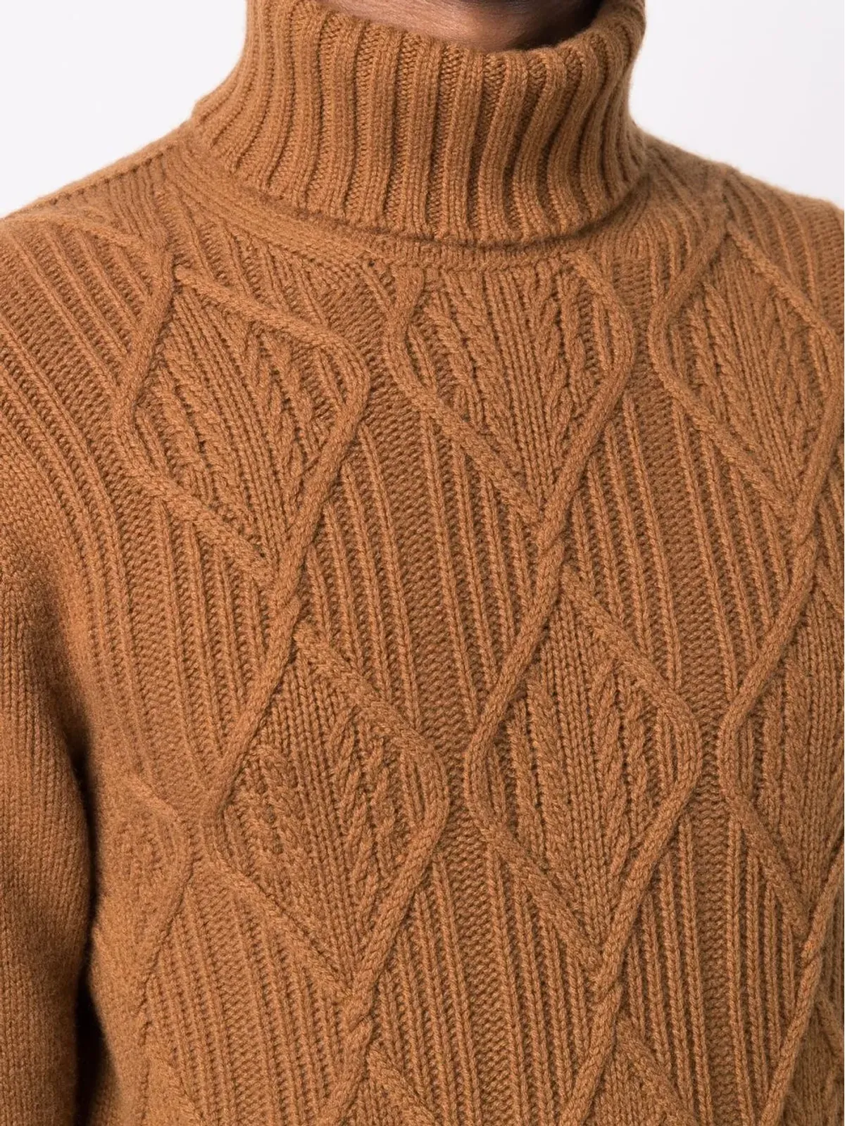 Drumohr チャンキー タートルネック カシミヤ ジャンパー - 画像5