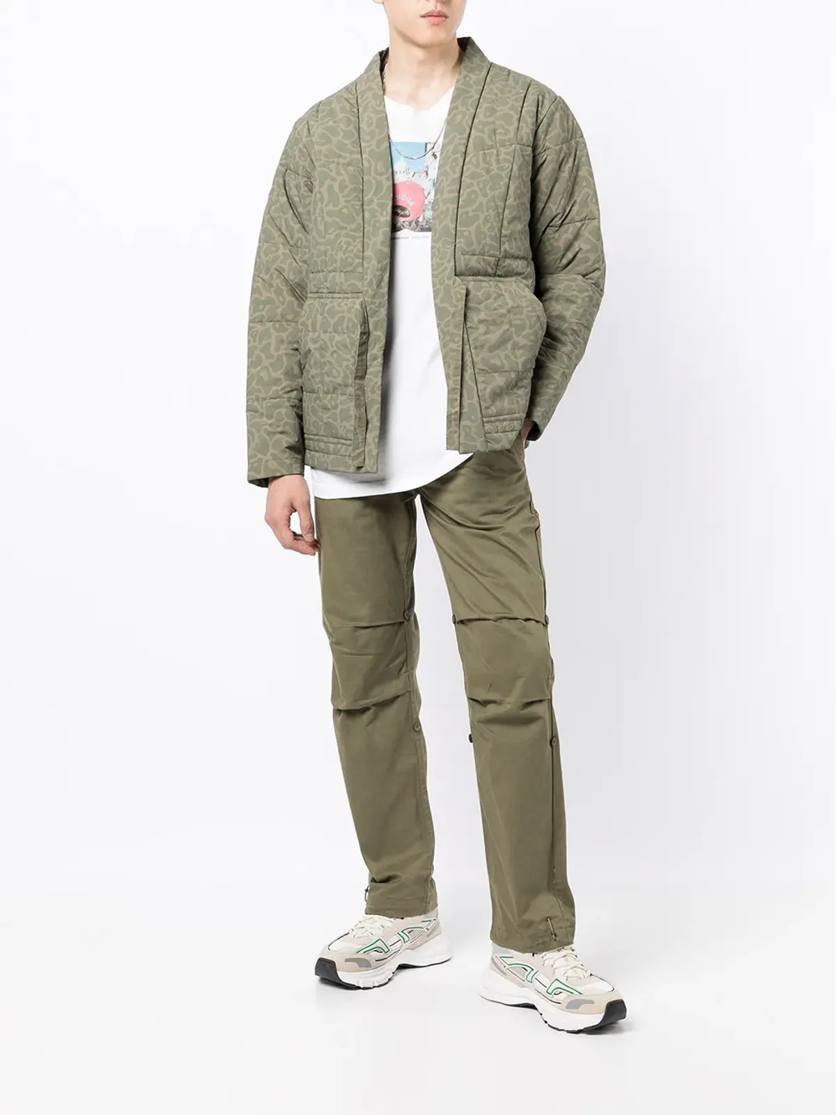 Maharishi パッド入りタイウェストジャケット - 画像2