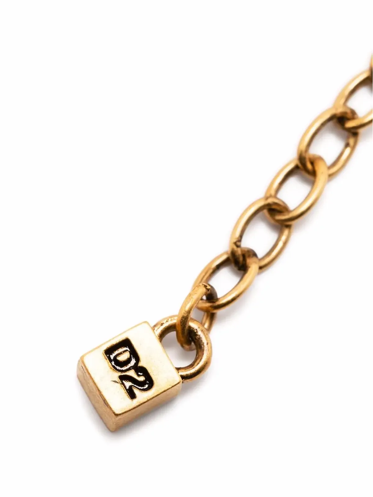 DSQUARED2 チェーンリンク チャーム ネックレス ゴールド - 画像3