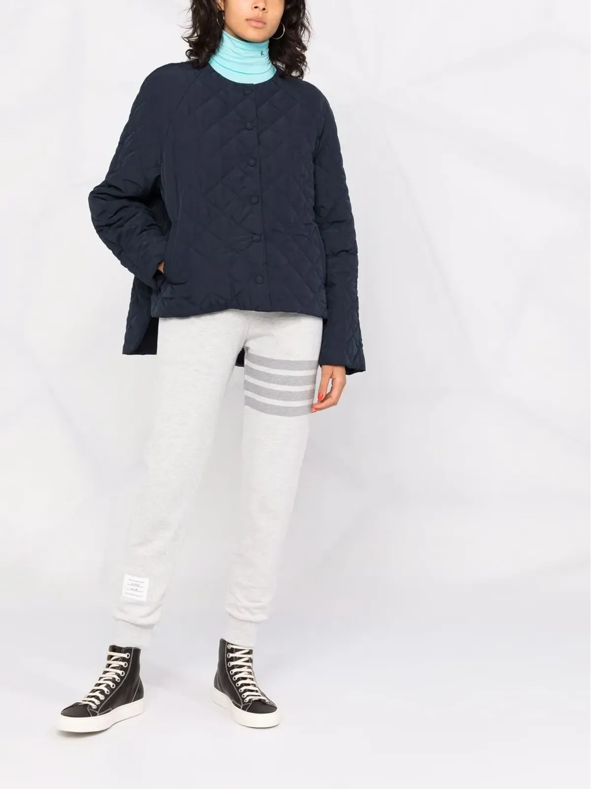 Thom Browne サイン入り 4バー・ストライプ トラックパンツ - 画像2