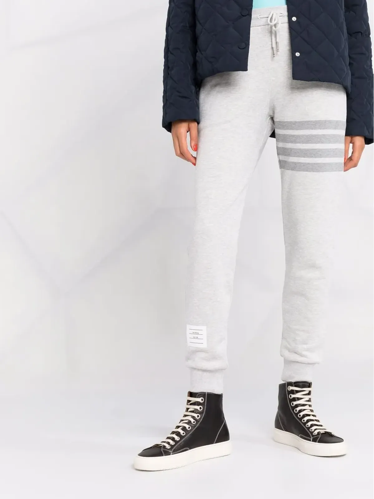 Thom Browne サイン入り 4バー・ストライプ トラックパンツ - 画像3