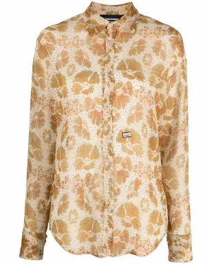 DSQUARED2 花柄ジャカードシャツ - サムネイル1
