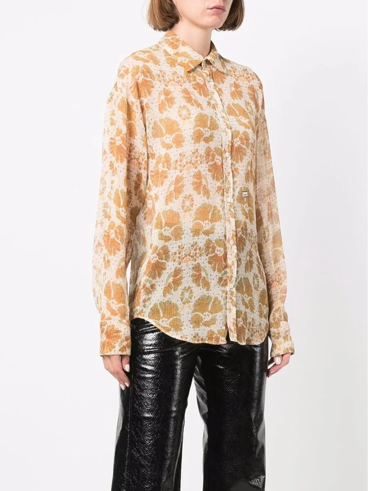 DSQUARED2 花柄ジャカードシャツ - 画像3