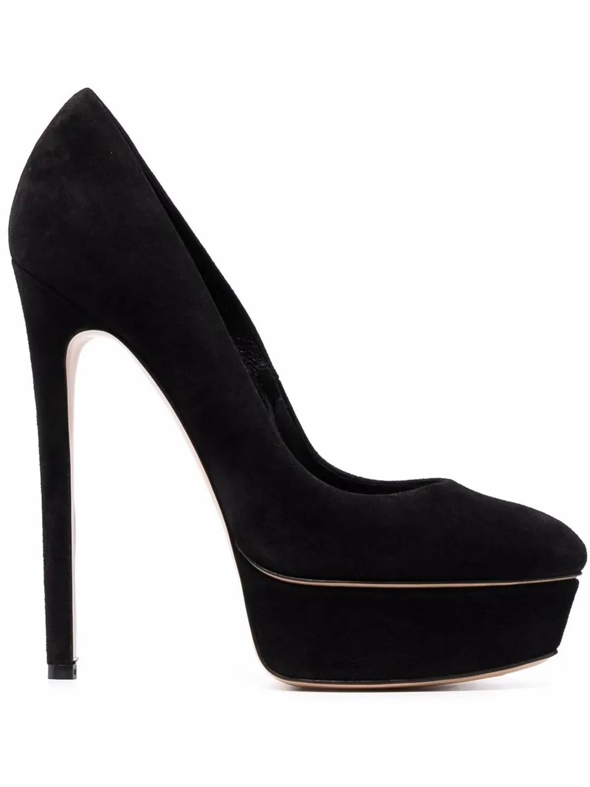 Casadei Flora フローラ スエードレザー パンプス - 画像1
