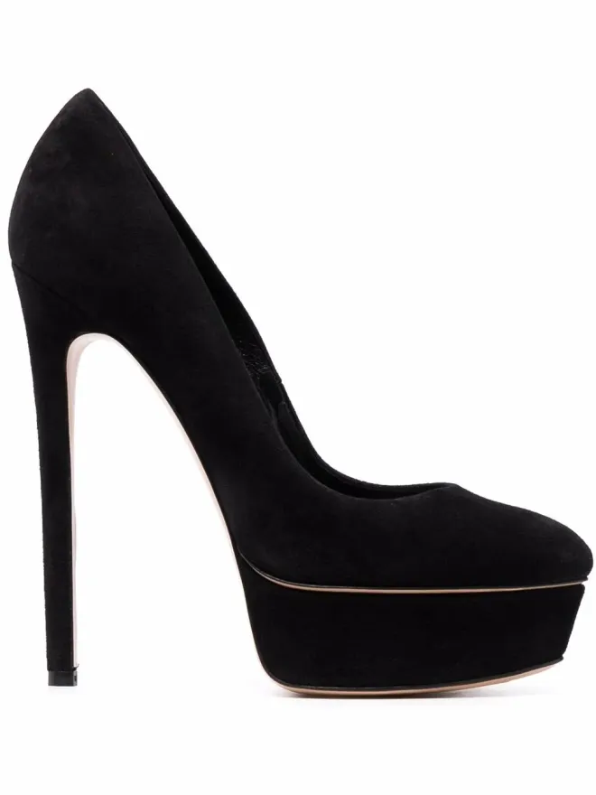 Casadei Casadei Flora フローラ スエードレザー パンプスの商品画像
