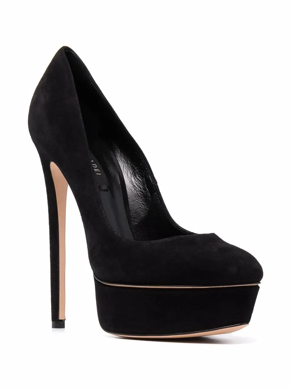 Casadei Flora フローラ スエードレザー パンプス - 画像2