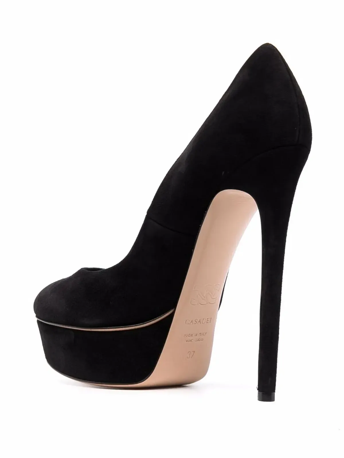 Casadei Flora フローラ スエードレザー パンプス - 画像3
