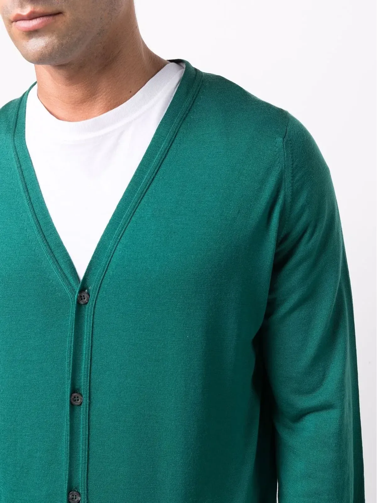John Smedley ペットワース ファインニット カーディガン - 画像5