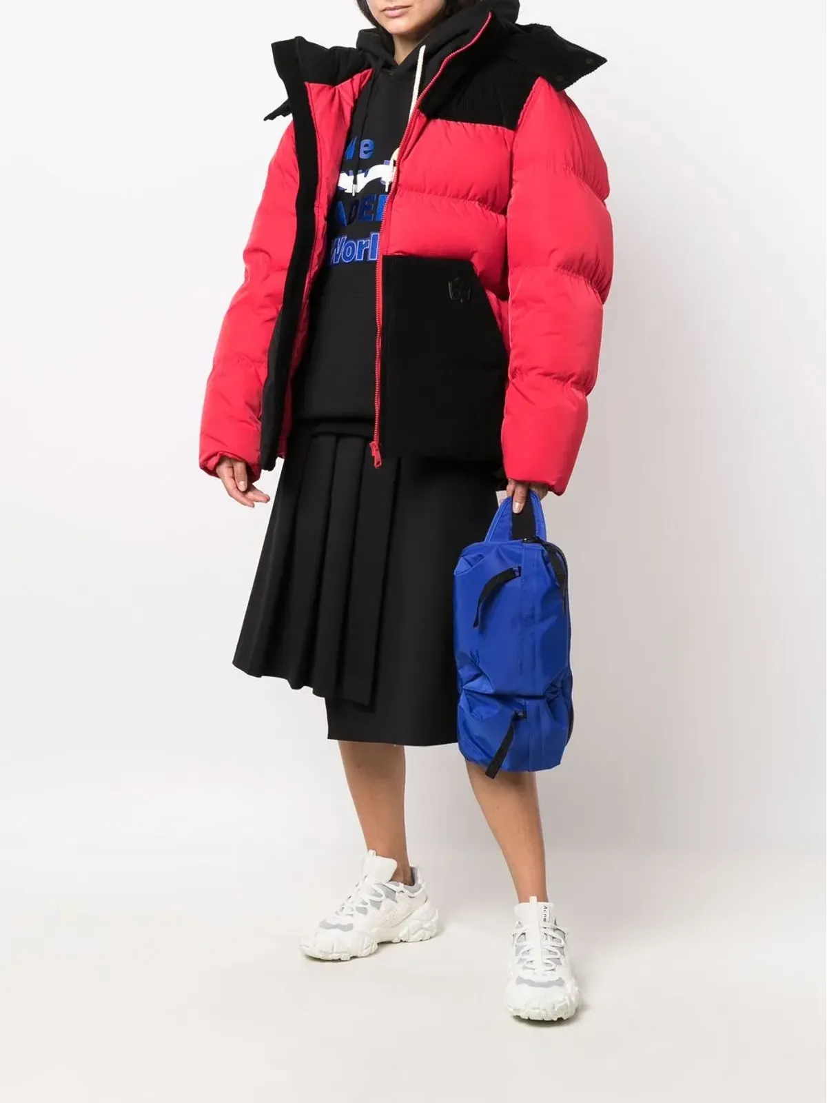 Ader Error カラーブロック パネルド パデッドジャケット - 画像3
