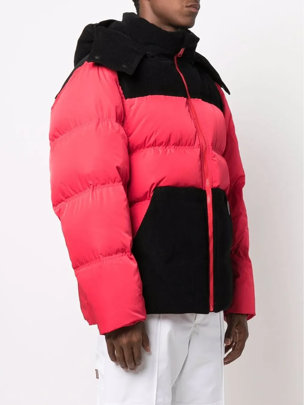 Ader Error カラーブロック パネルド パデッドジャケット - 画像4