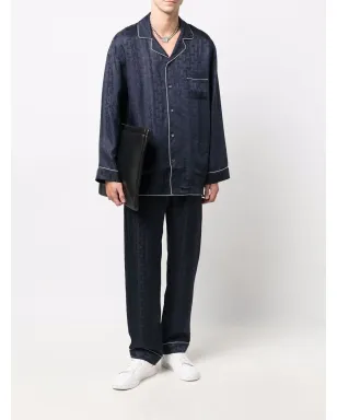 Lanvin ロゴプリント パジャマシャツ - サムネイル2