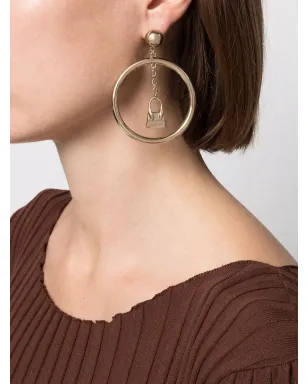 Jacquemus Le Chiquito ドロップフープピアス - ゴールド - サムネイル2