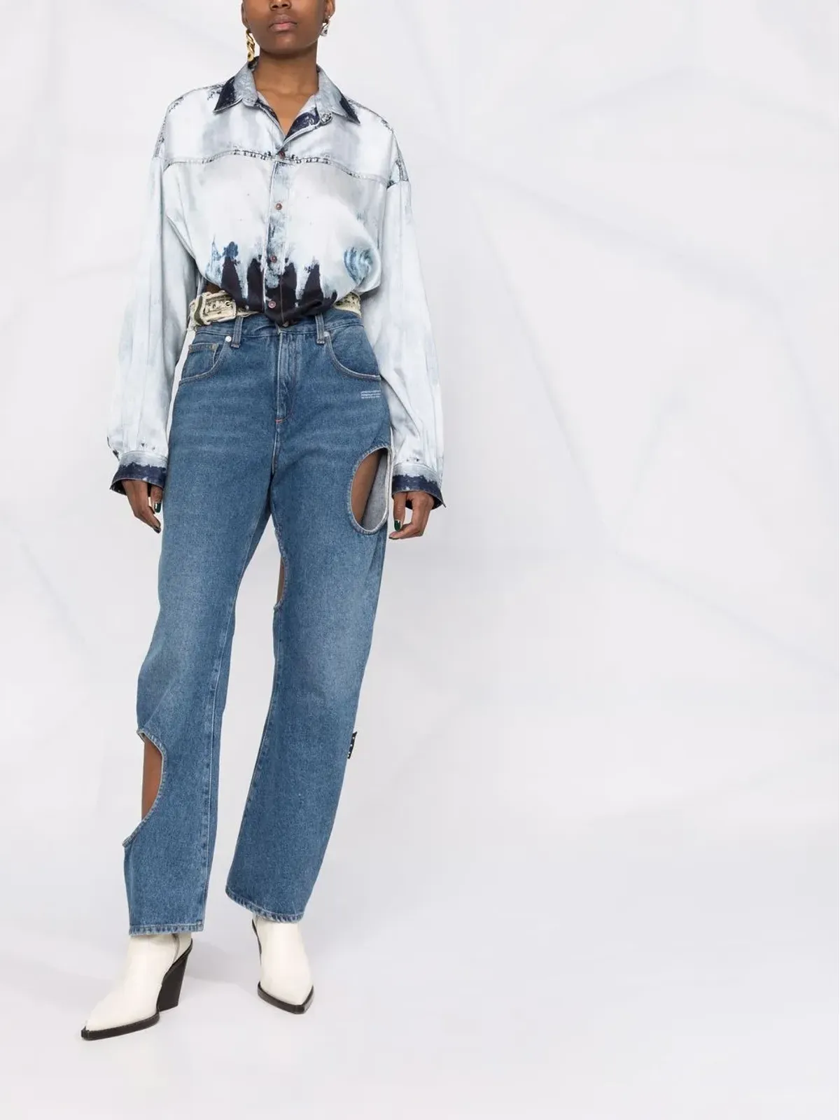 Diesel 長袖デニムシャツ - 画像2