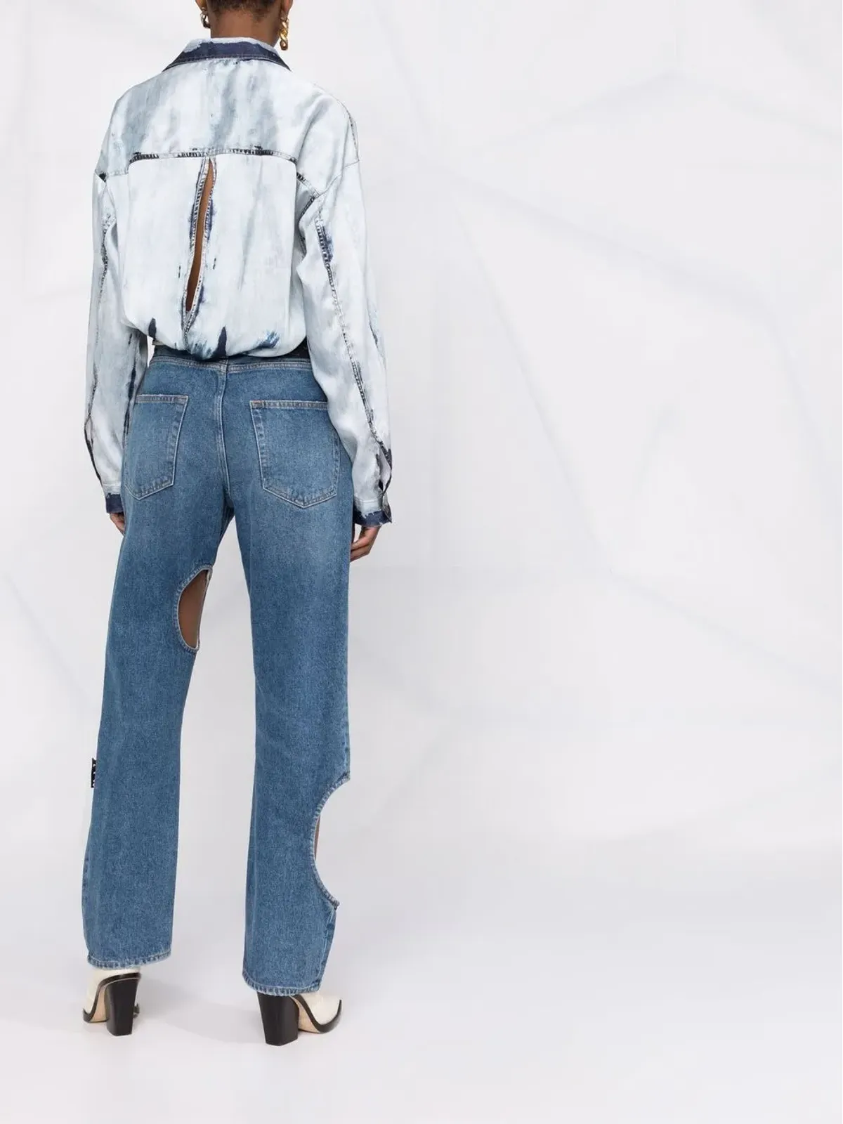 Diesel 長袖デニムシャツ - 画像4