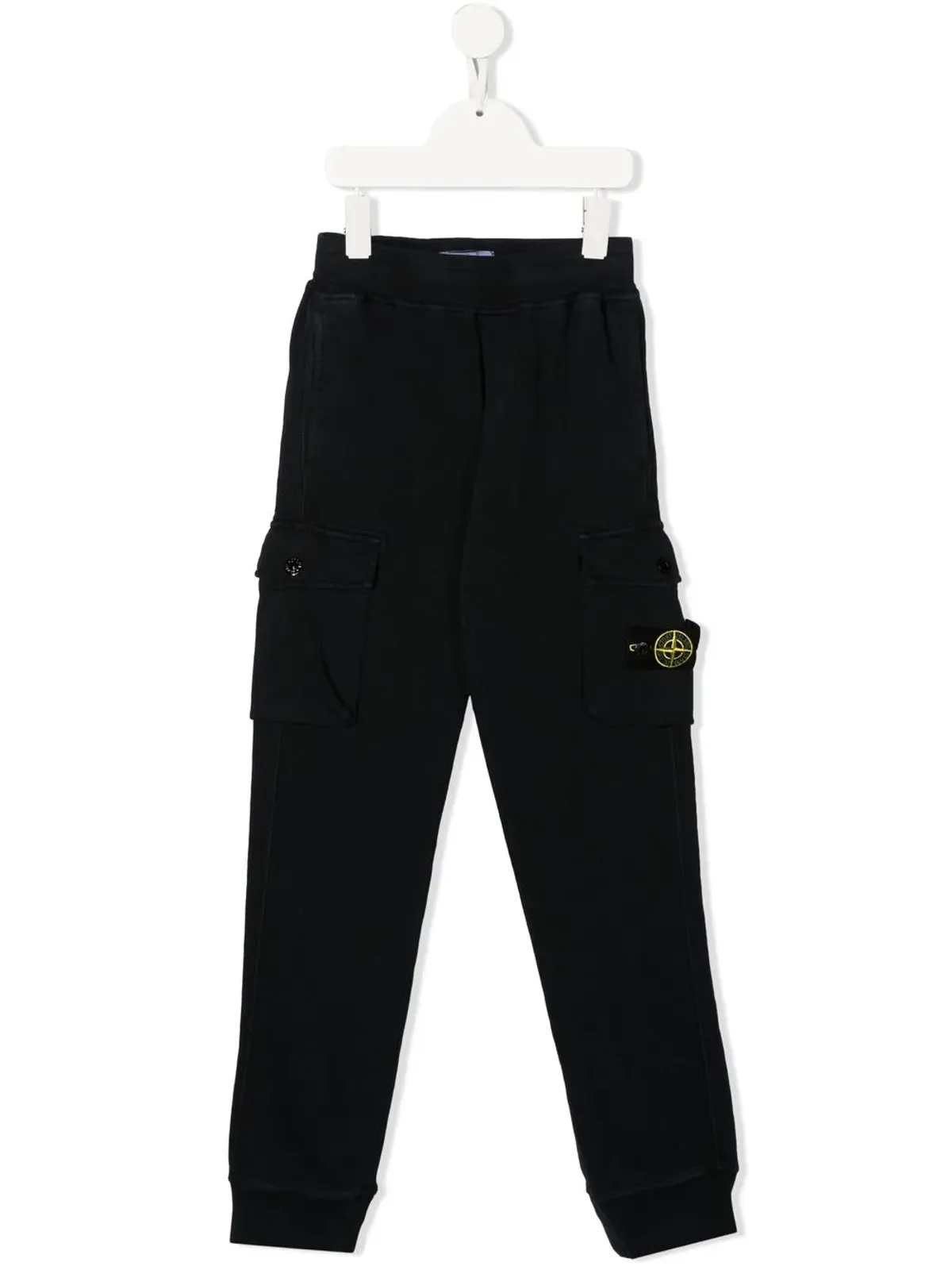 Stone Island Junior サイドロゴパッチディテール トラウザーズ - 画像1