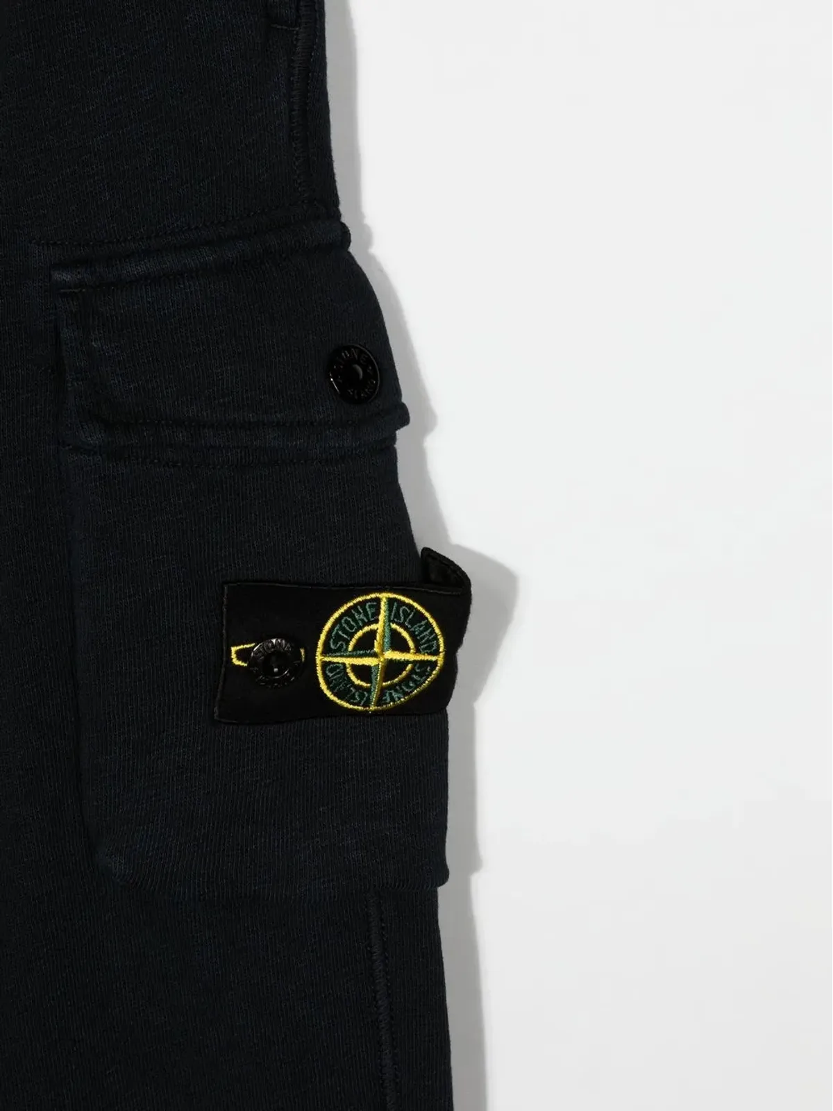 Stone Island Junior サイドロゴパッチディテール トラウザーズ - 画像3