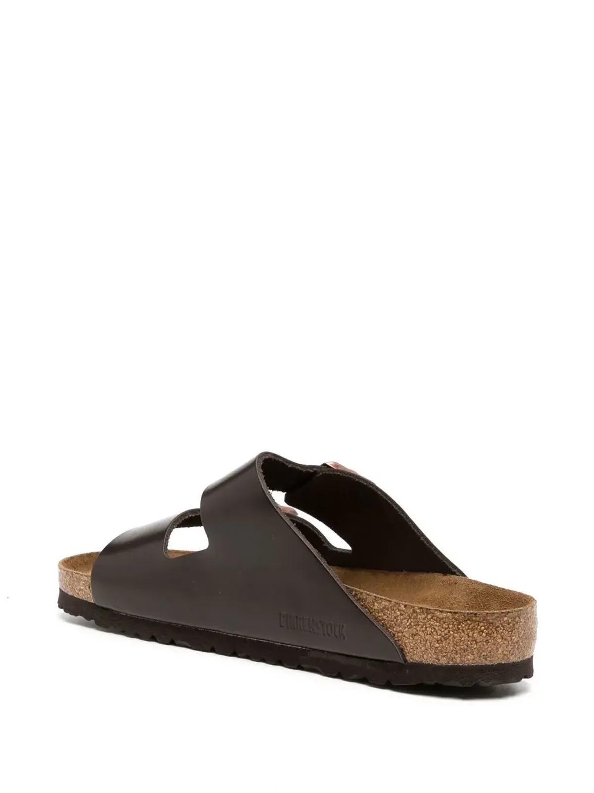 Birkenstock アリゾナ スリッポン スエード サンダル ブラウン - 画像3