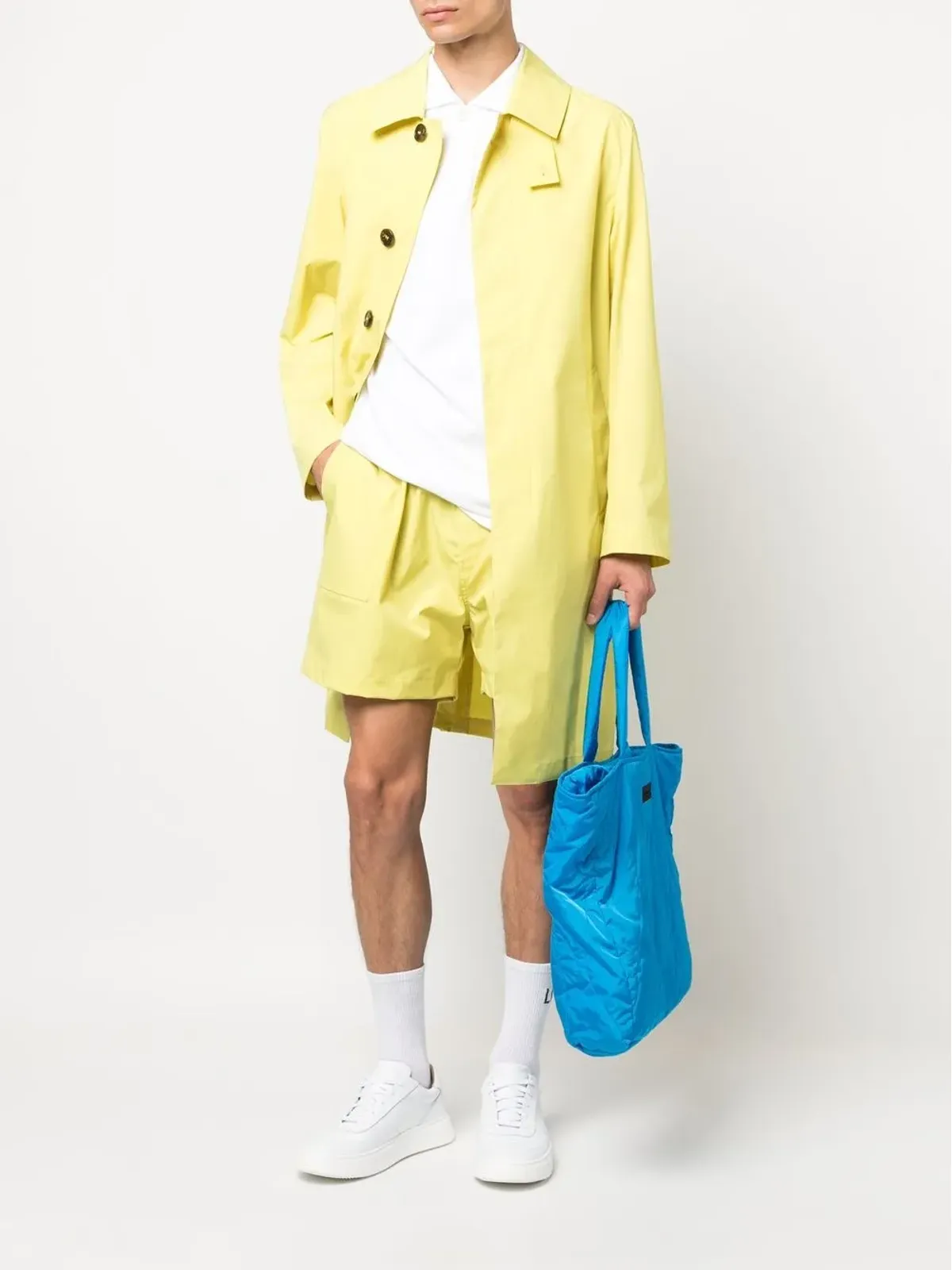 Mackintosh Newington A-line コート（イエロー） - 画像2