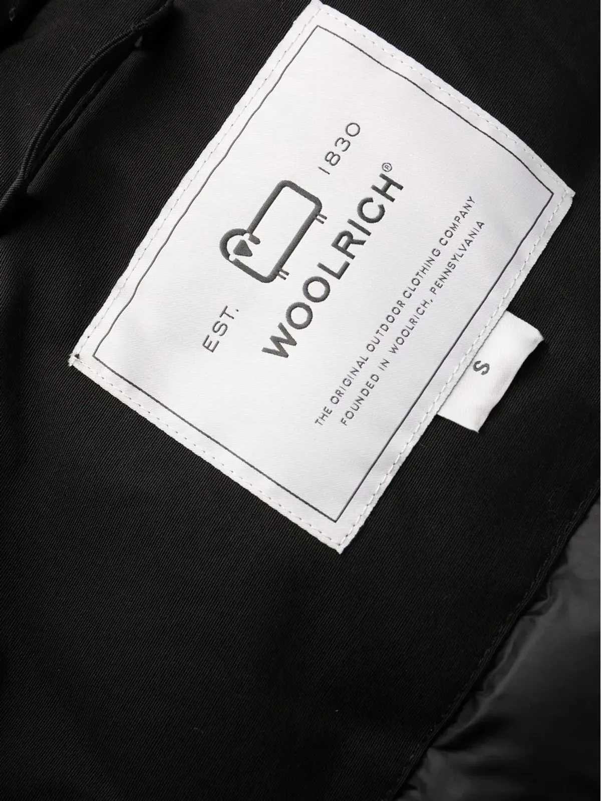 Woolrich ロゴパッチパーカ - 画像5