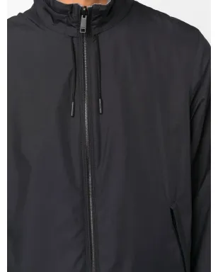Zegna リバーシブルジップアップスポーツジャケット ブルー - サムネイル5