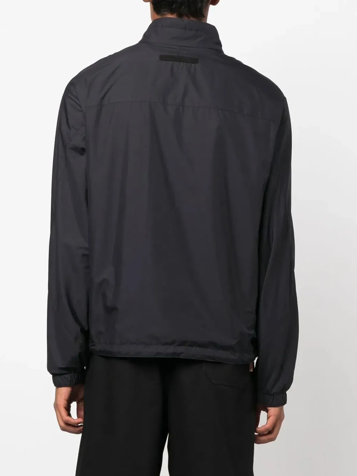 Zegna リバーシブルジップアップスポーツジャケット ブルー - 画像4