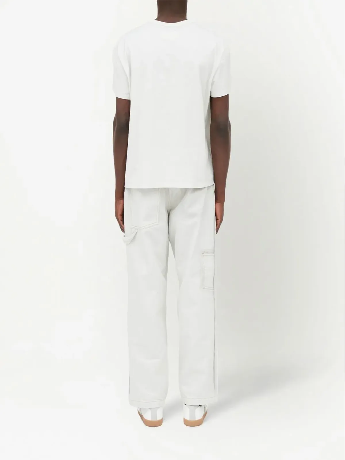 Maison Margiela ナンバー ロゴ刺繍 Tシャツ ホワイト - 画像4