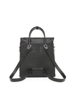 Maison Margiela 5AC レザーバックパック ブラック - サムネイル4