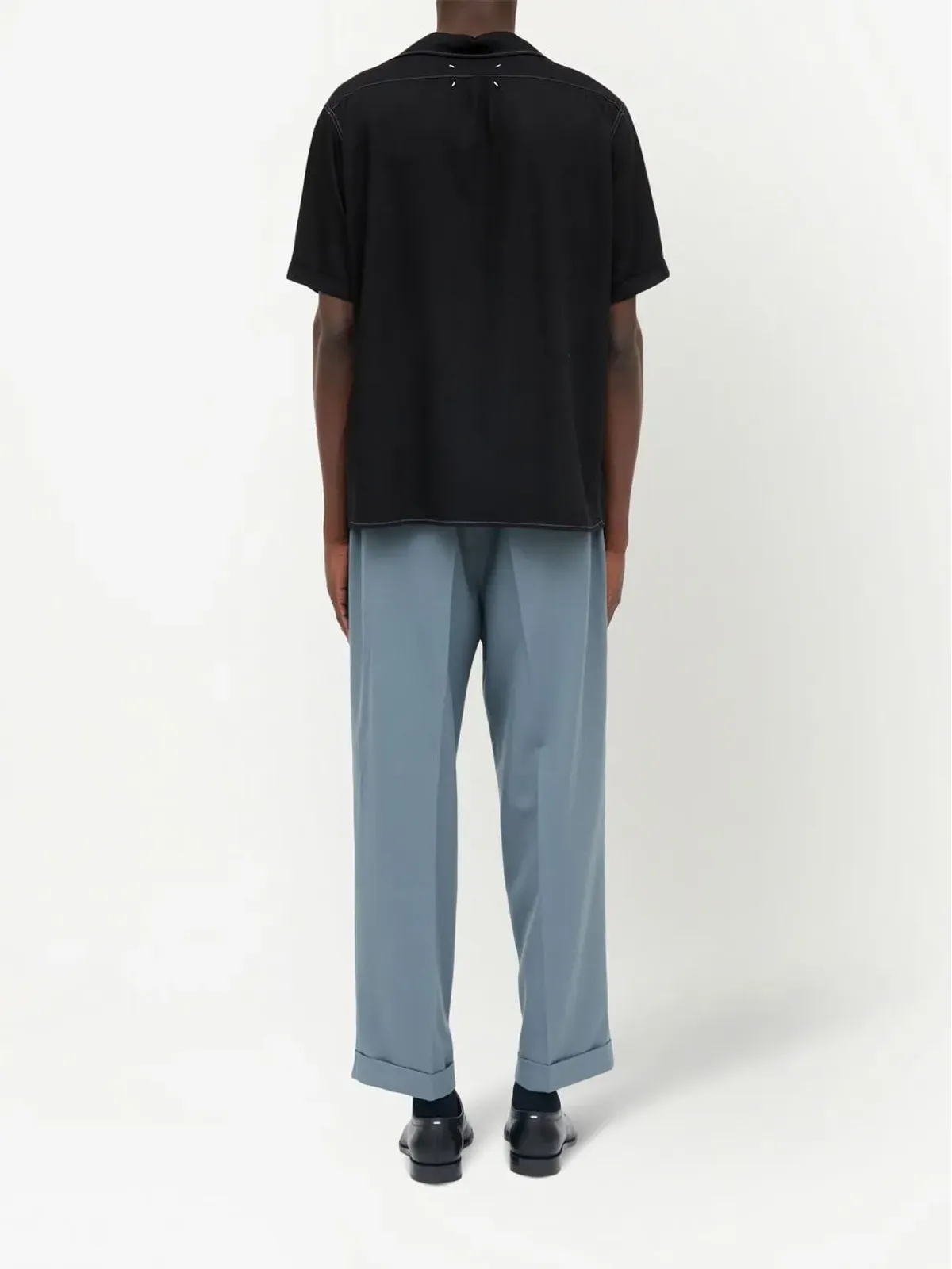 Maison Margiela ショートスリーブ ツイード シャツ - 画像4