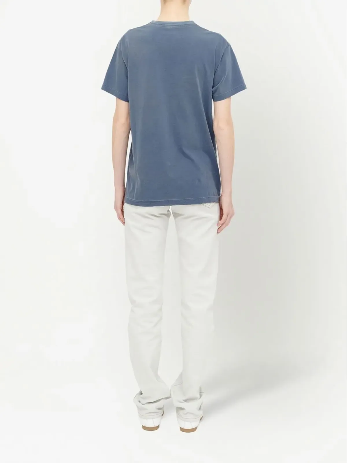 Maison Margiela ロゴプリント ジャージーTシャツ - 画像4