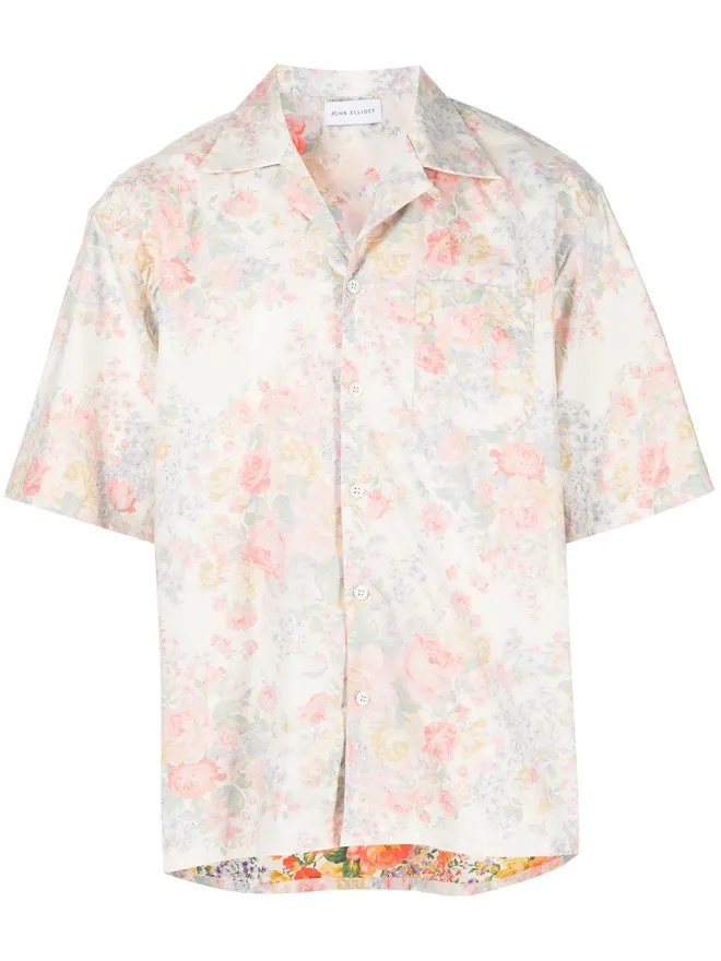 JOHN ELLIOTT John Elliott 半袖花柄シャツの商品画像