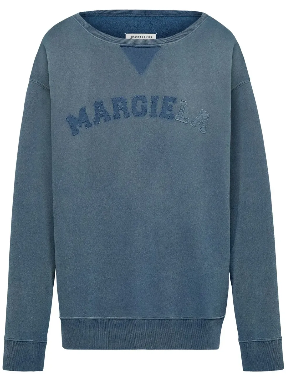 Maison Margiela ロゴプリント オーガニックコットン スウェットシャツ - 画像1