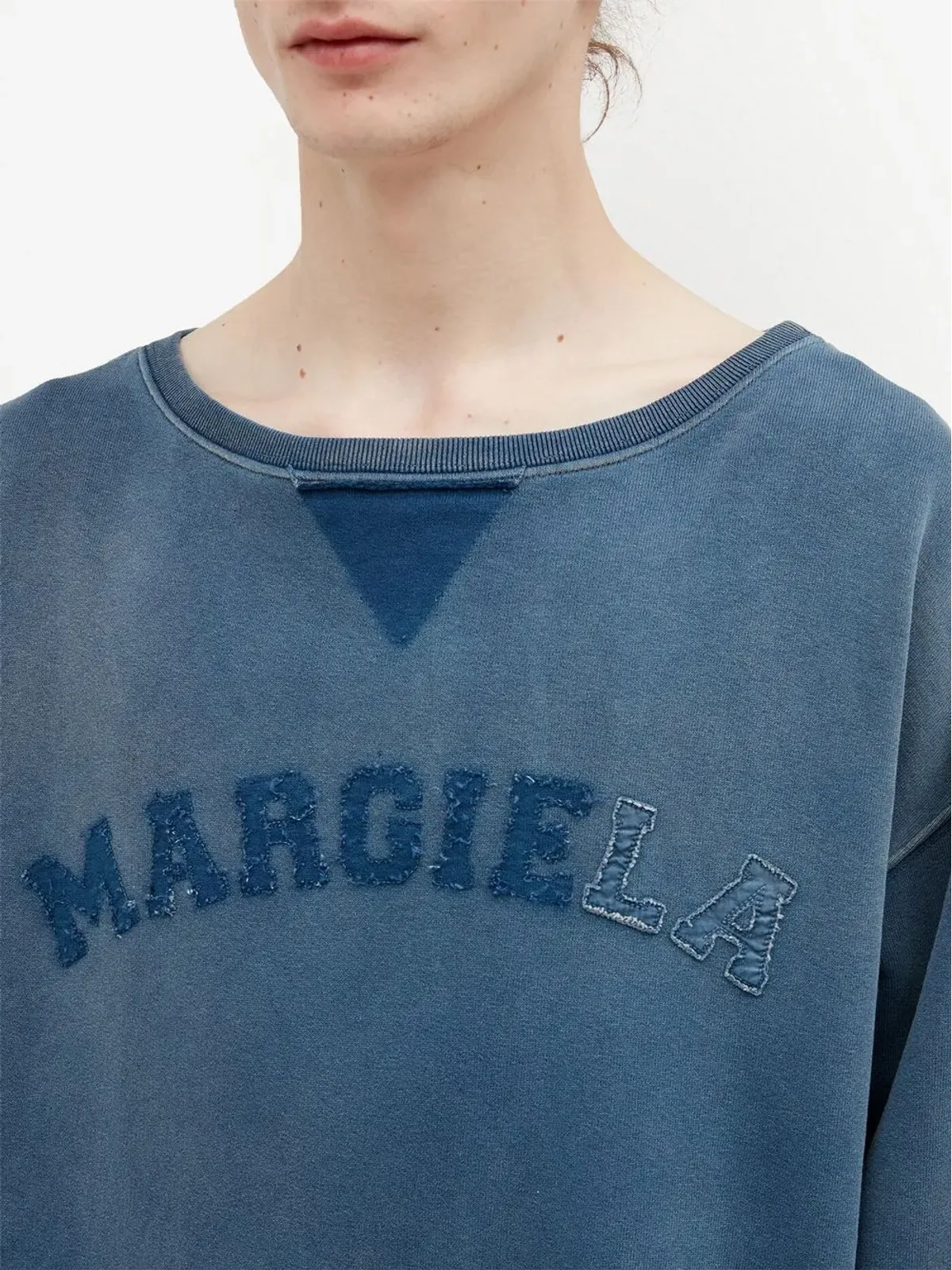 Maison Margiela ロゴプリント オーガニックコットン スウェットシャツ - 画像5