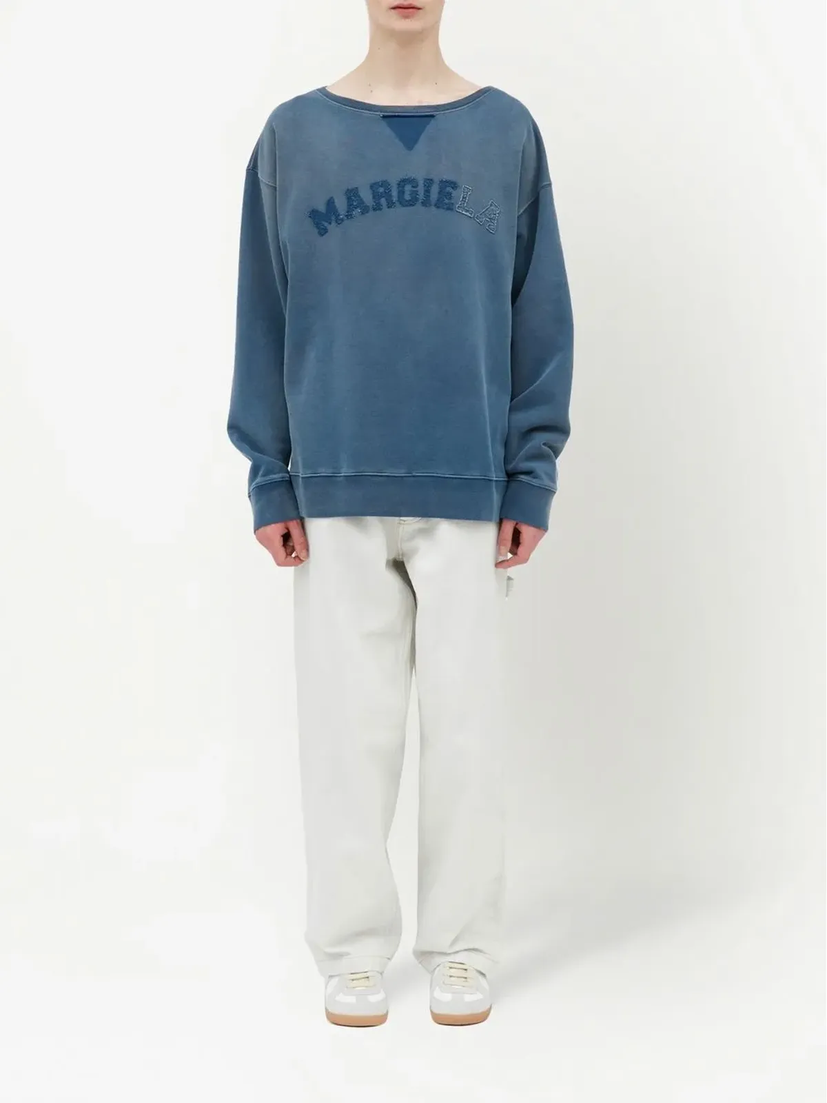 Maison Margiela ロゴプリント オーガニックコットン スウェットシャツ - 画像2