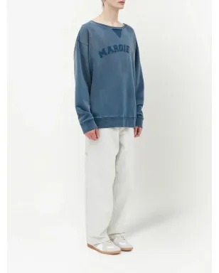 Maison Margiela ロゴプリント オーガニックコットン スウェットシャツ - サムネイル3