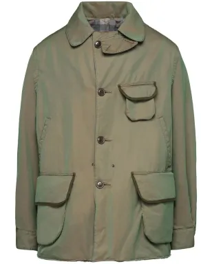 Maison Margiela ディストレストコットン シャツジャケット - サムネイル1