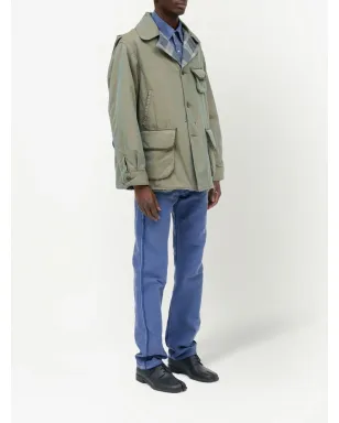 Maison Margiela ディストレストコットン シャツジャケット - サムネイル3