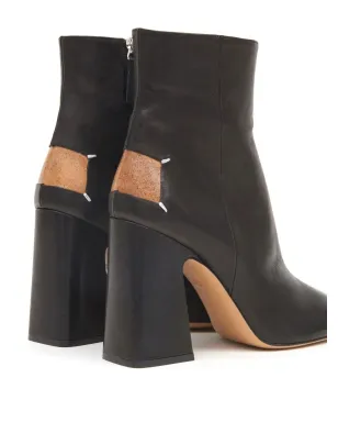 Maison Margiela Décortiqué 100mm four-stitch アンクルブーツ - ブラック - サムネイル5