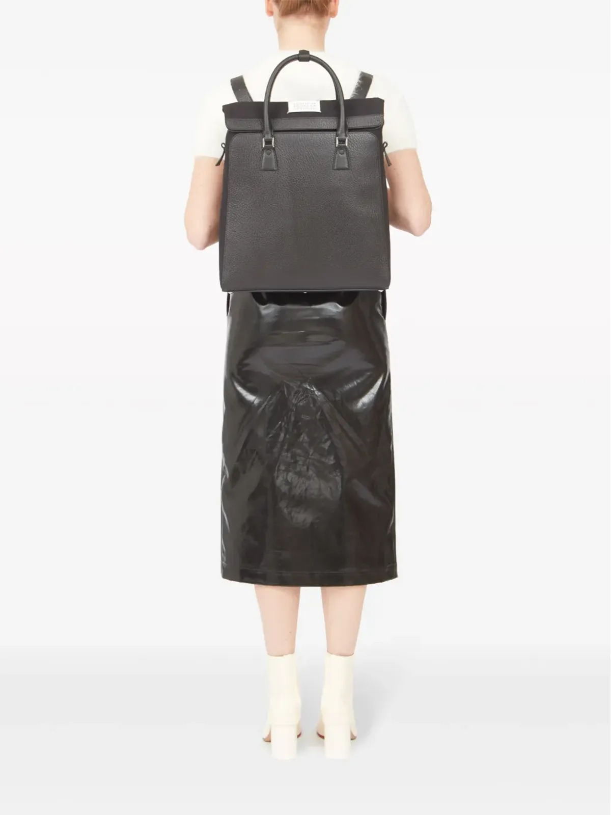 Maison Margiela 5AC レザー バックパック - 画像3