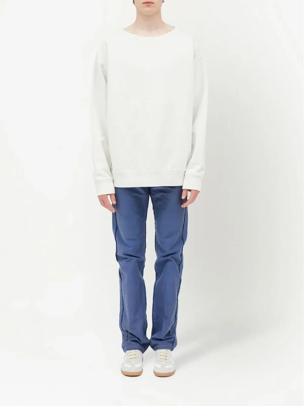 Maison Margiela ナンバーロゴ刺繍スウェット - 画像2