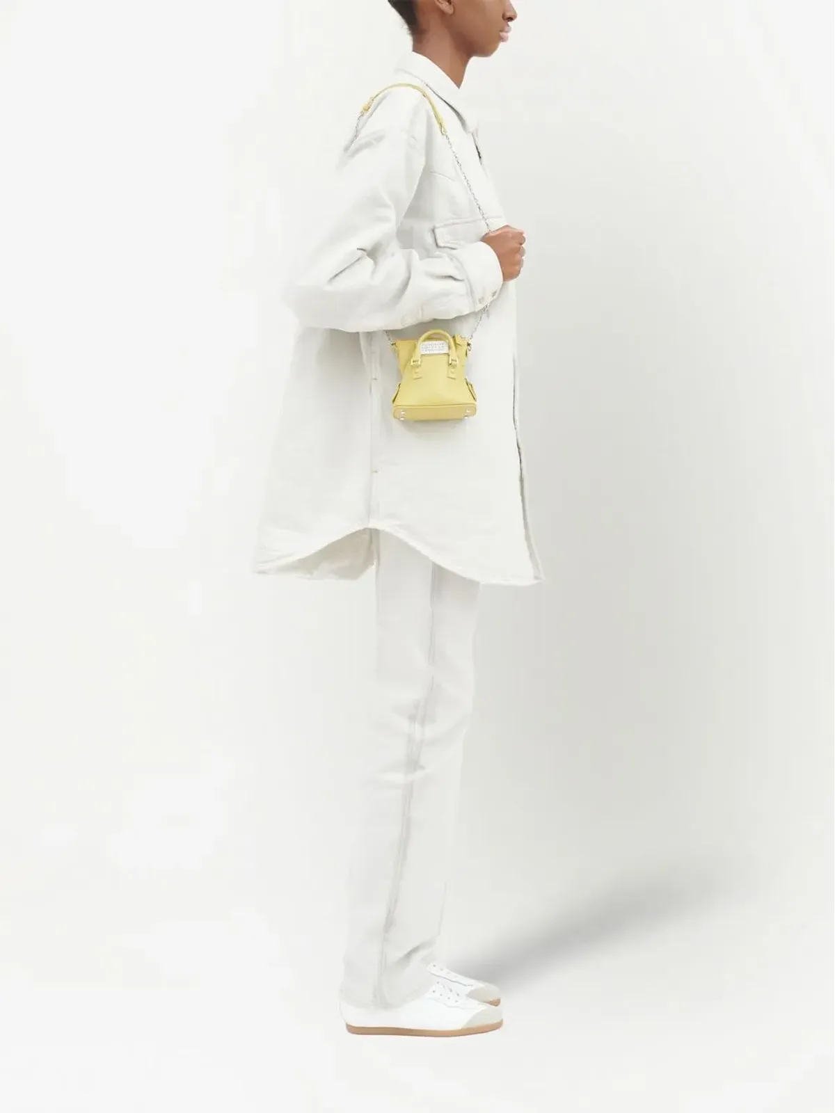 Maison Margiela 5AC Classique Baby トップハンドルバッグ - Yellow - 画像5