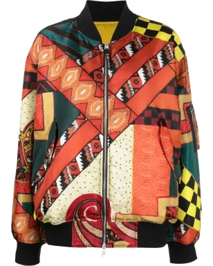 ETRO パッチワーク・リバーシブル・ボンバージャケット - サムネイル1