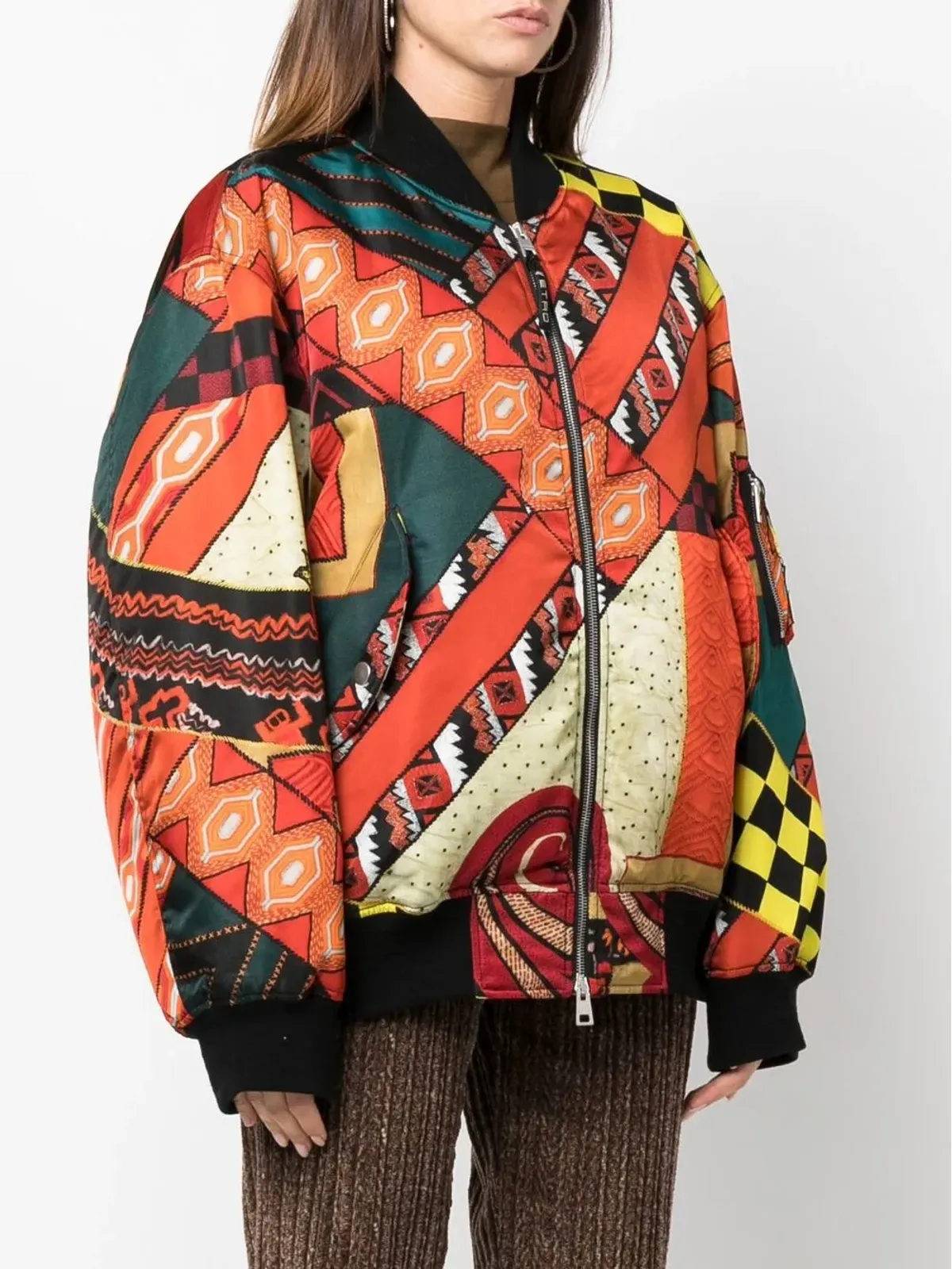 ETRO パッチワーク・リバーシブル・ボンバージャケット - 画像3