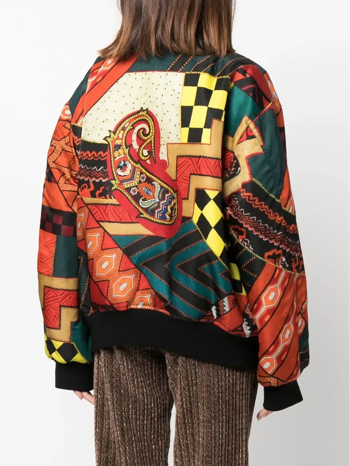 ETRO パッチワーク・リバーシブル・ボンバージャケット - 画像4